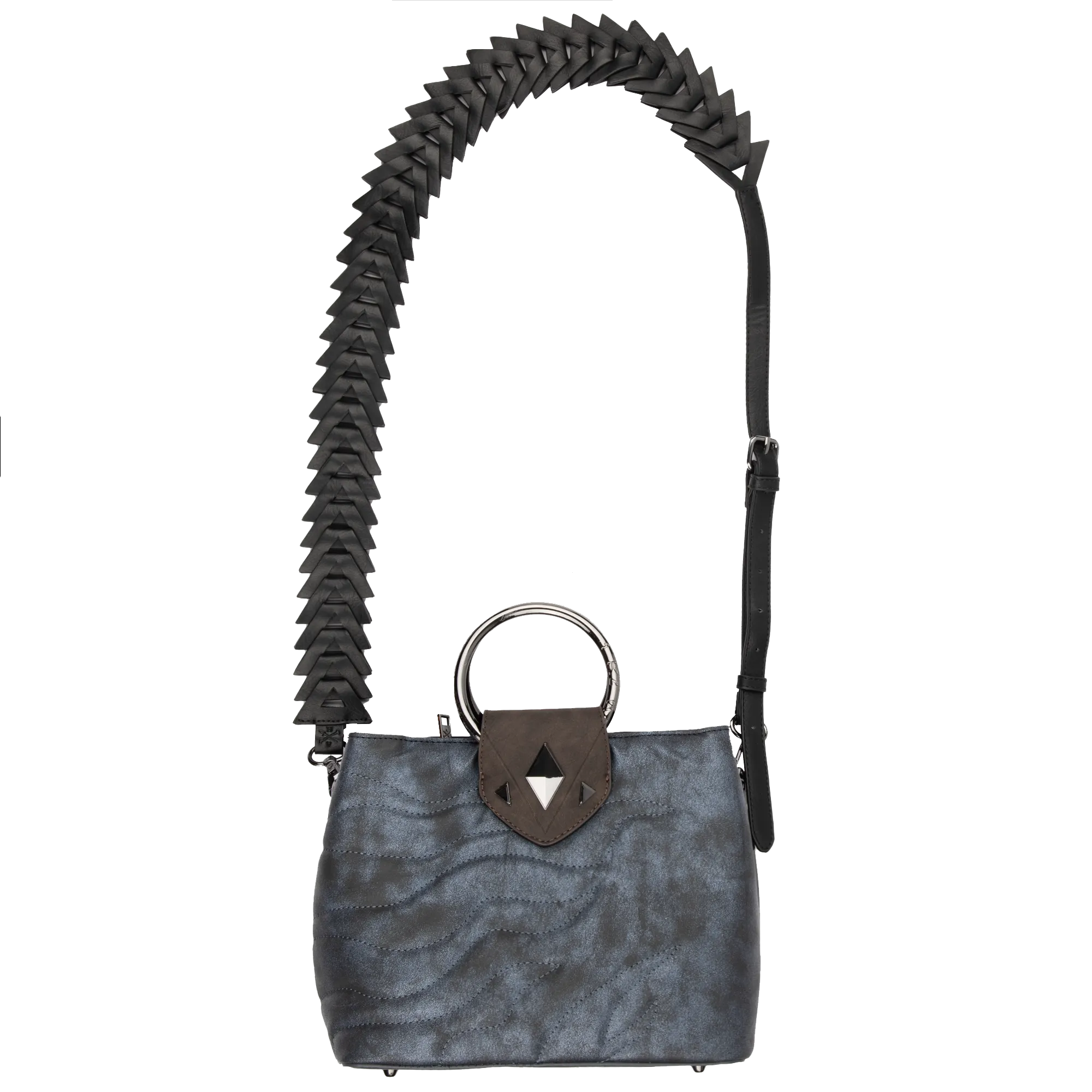 Ahsoka Metal Handle Handbag