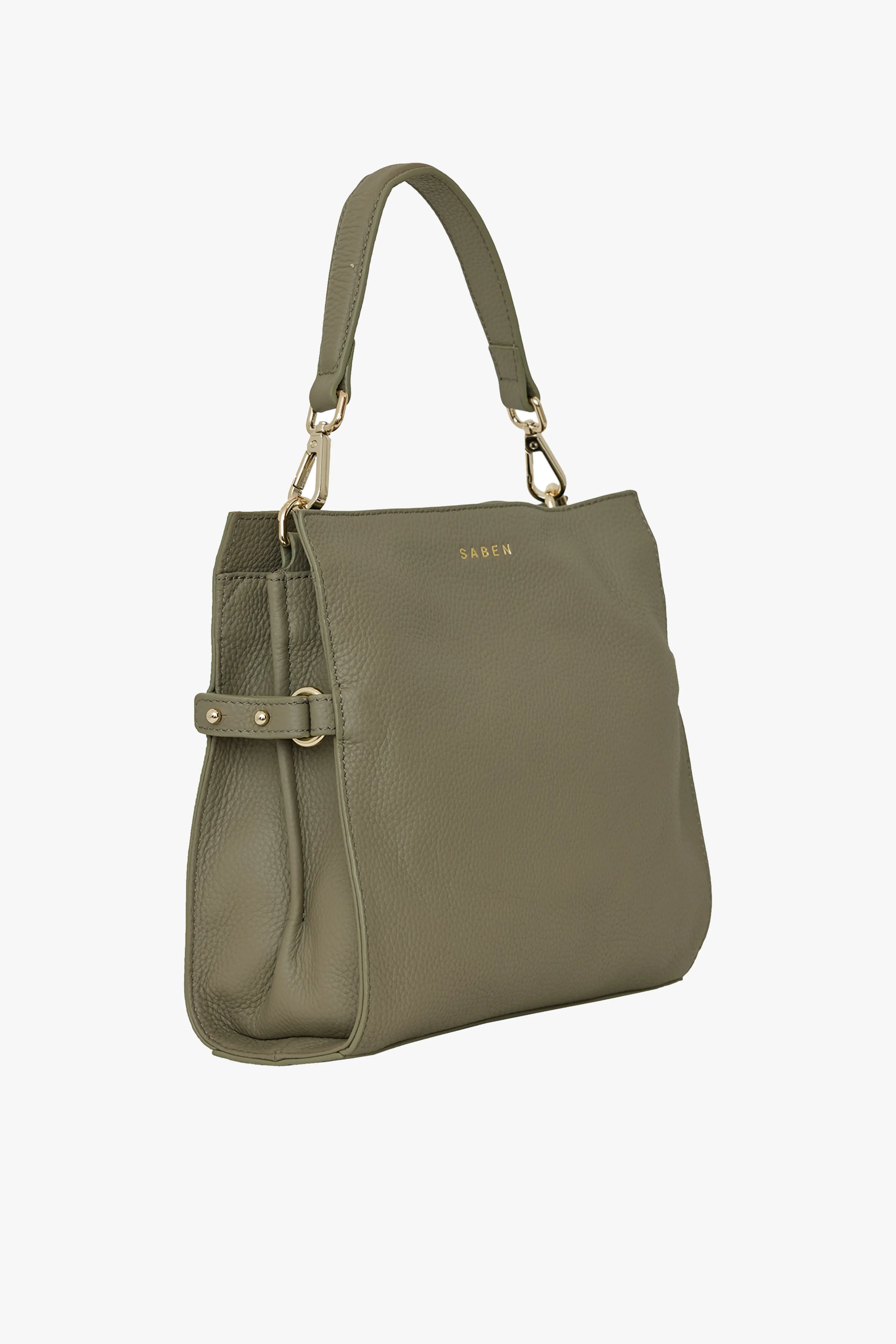 Bea Crossbody Gotham Grey Leather Bag