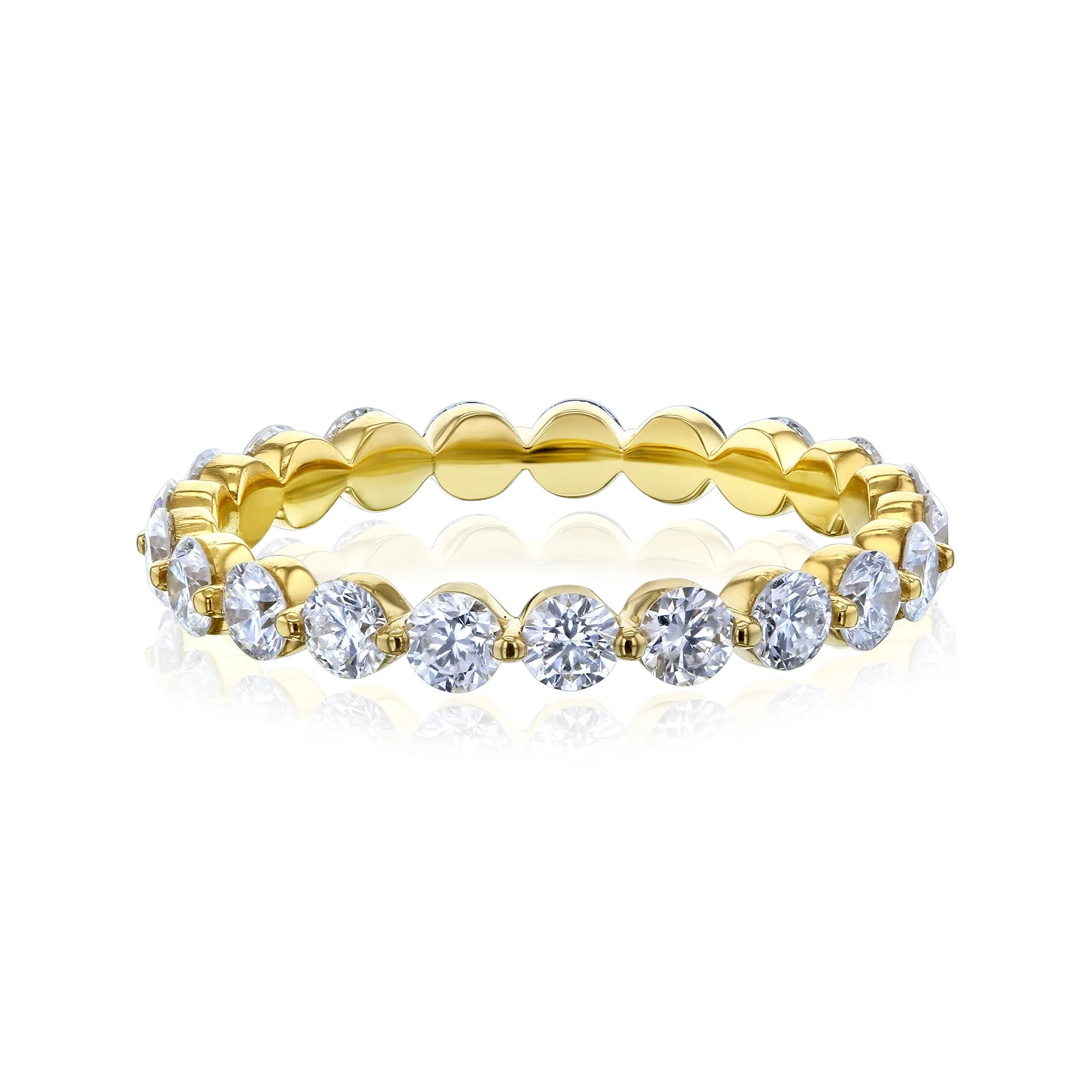 Bubble Edge Eternity Ring