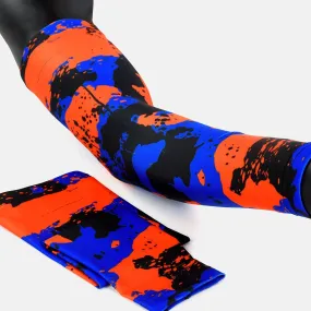 Corrosive Orange Black Blue Arm Sleeve