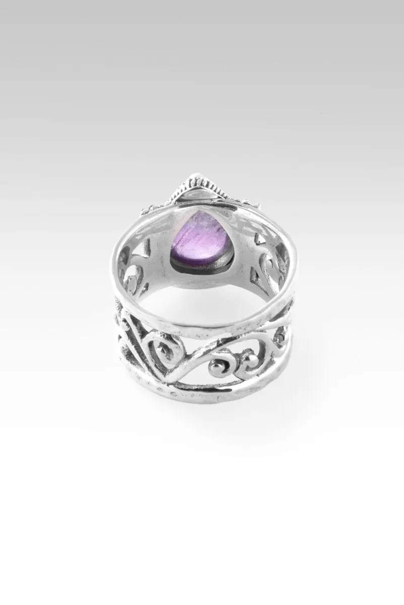 Gladness of Heart Ring™ in Rainbow Fluorite