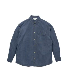 Gramicci Oxford Button Down Stance Shirt Check Navy