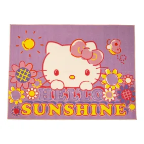 Hello Kitty Flower Bed Area Rug