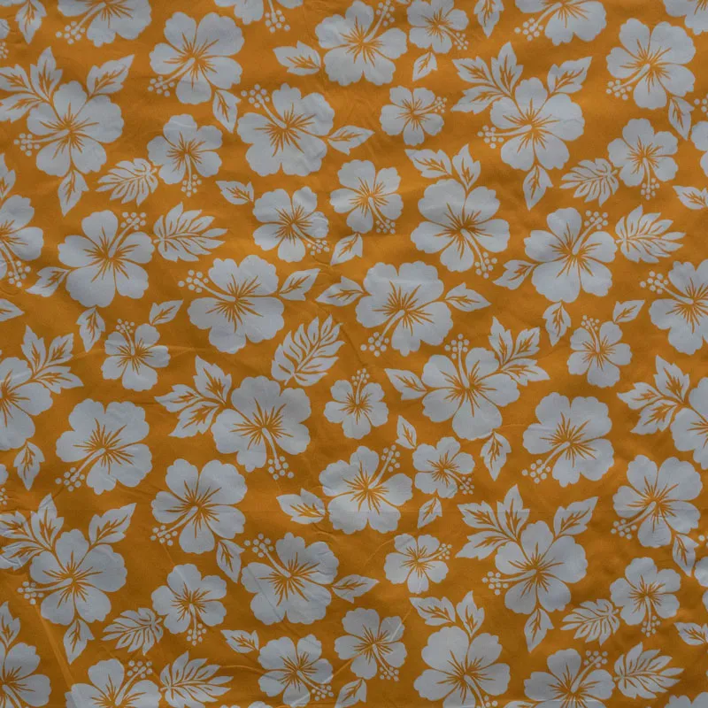 Hibiscus Flower Fabric | Polyester