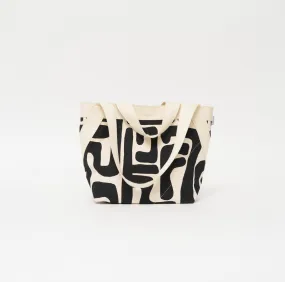 Karibu Tote - Small - Black Kuba