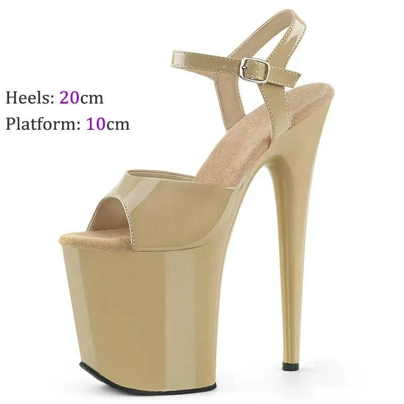 Modern Stiletto Platform Pole Dance Shoes for Women’s Summer Style