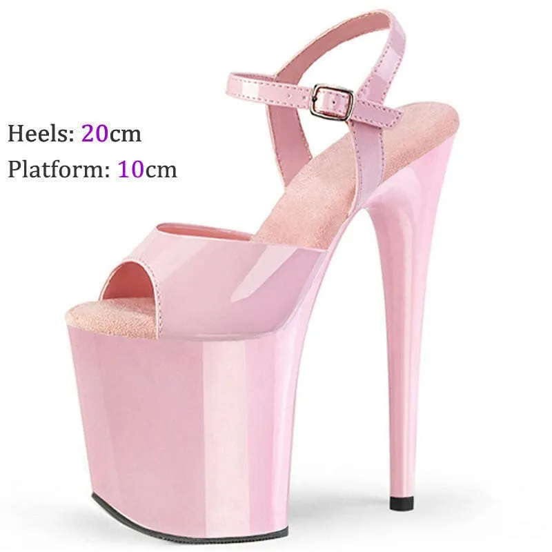 Modern Stiletto Platform Pole Dance Shoes for Women’s Summer Style