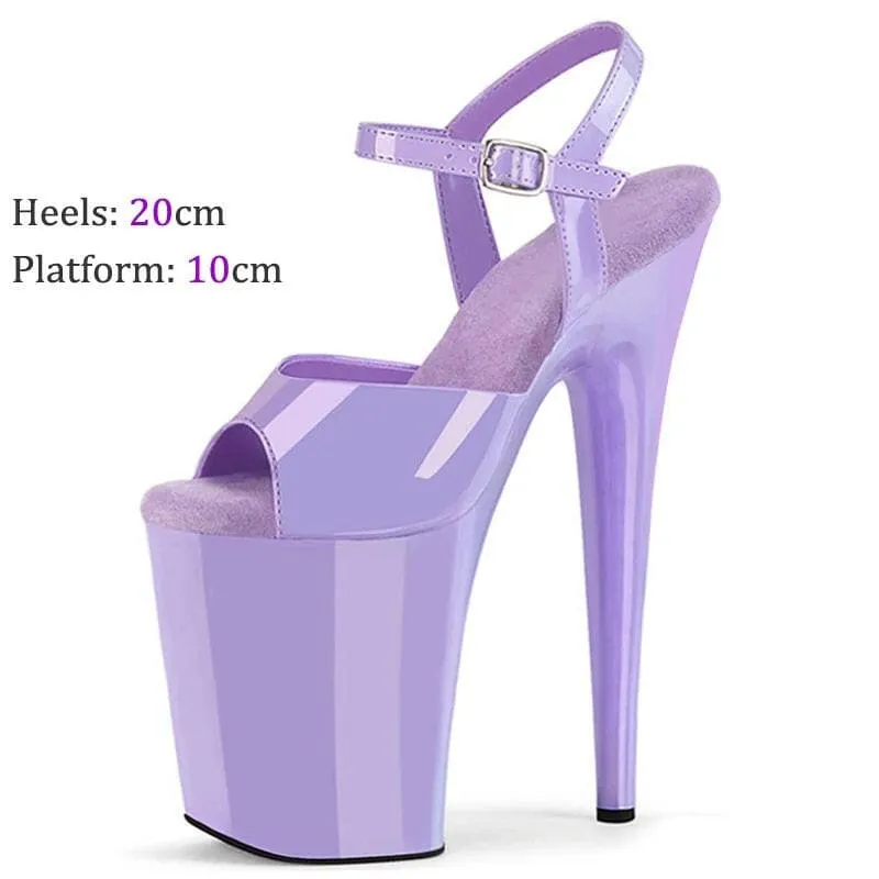 Modern Stiletto Platform Pole Dance Shoes for Women’s Summer Style