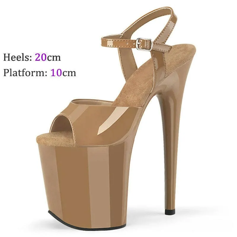 Modern Stiletto Platform Pole Dance Shoes for Women’s Summer Style