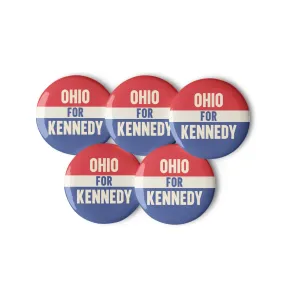 Ohio for Kennedy (5 Buttons)