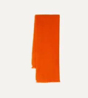 Orange Cashmere Scarf