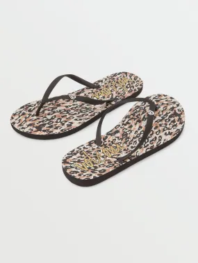 Rocking Solid Sandals - Leopard